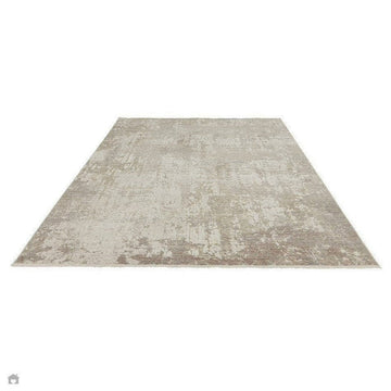 Seville 05 Nasrid Modern Abstract Distressed Hi-Low Textured Soft-Touch Space-Dyed Polyester Low Profile Short Pile Beige/Natural/Cream/Grey/Multi Rug-Asiatic Carpets-Rug Love - The Most Loved Rug Store